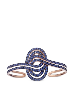 LILY GABRIELLA 18kt rose gold Infinitas sapphire cuff bracelet - Pink