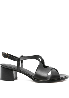 KING TARTUFOLI 45mm crossover ankle-strap sandals - Black