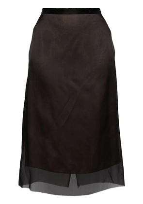 JNBY layered A-line skirt - Black