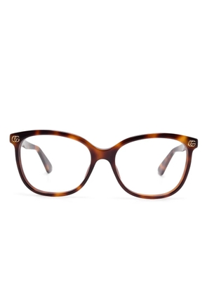 Gucci Eyewear square-frame glasses - Brown