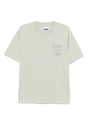 izzue embroidered T-shirt - Green