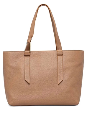 Coccinelle leather tote bag - Neutrals