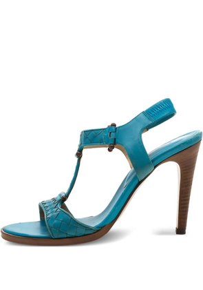 Bottega Veneta Pre-Owned Intrecciato leather sandals - Blue
