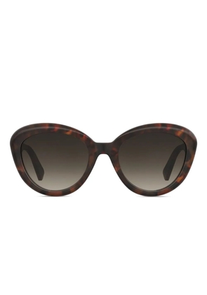 Moschino Eyewear tortoiseshell oversized sunglasses - Brown