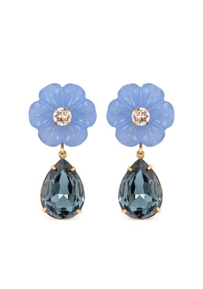 Jennifer Behr Juna flower-drop earrings - Gold