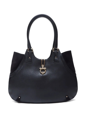 Ferragamo Pre-Owned 1990-2015 Gancini shoulder bag - Black