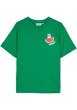CHOCOOLATE Summer crew-neck cotton T-shirt - Green