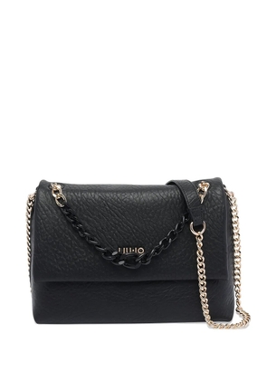 LIU JO push-lock chain-strap tote bag - Black