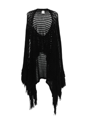 Gianfranco Ferré Pre-Owned 1990s fringed scarf - Black