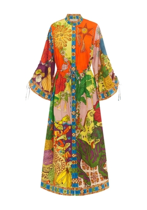 ALEMAIS Tiger shirtdress - Yellow