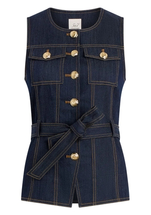 Cinq A Sept denim Reene vest - Blue