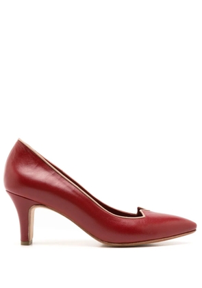 Sarah Chofakian Banoni 55mm leather pumps - Red