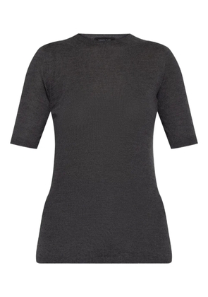 Fabiana Filippi short-sleeve cashmere T-shirt - Grey