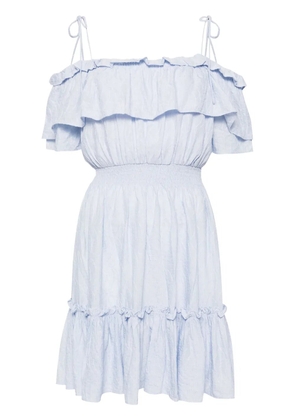 tout a coup off-shoulder dress - Blue