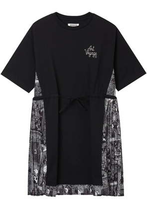 Musium Div. layered mini dress - Black
