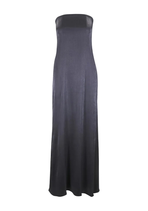 TWP Carolyn's strapless rear-split maxi dress - Grey