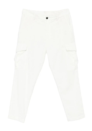 Eleventy corduroy cargo pants - White