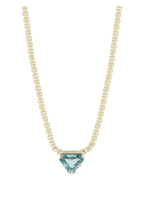 Zoë Chicco 14K yellow gold sapphire and diamond necklace