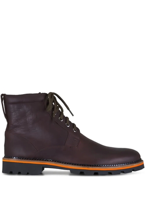 MARTIN DINGMAN Bad Weather lace-up lug-sole boots - Brown