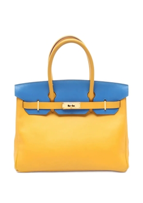 Hermès Pre-Owned 1996 Birkin 30 leather tote bag - Yellow