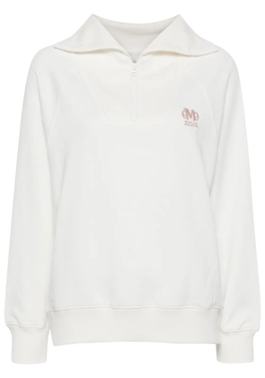 Musium Div. half zip sweatshirt - White