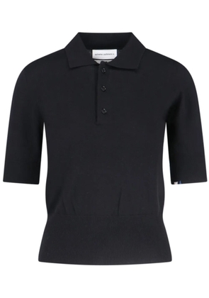extreme cashmere Park polo shirt - Black