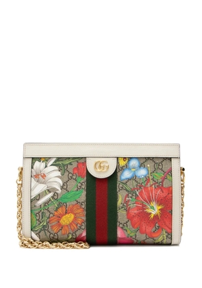 Gucci Pre-Owned 2019 Flora Ophidia chain-strap shoulder bag - Neutrals