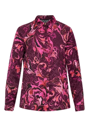 Versace Jeans Couture baroque-print long-sleeve shirt - Pink