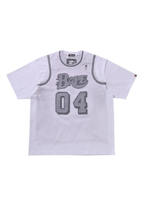 A BATHING APE® Fake Print T-shirt - White