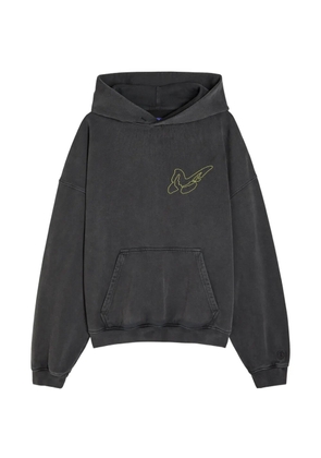 PICANTE buttefly-graphic hoodie - Grey