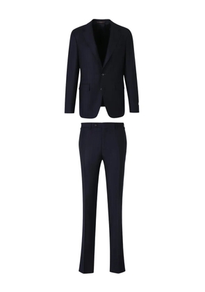 Canali pinstripe single-breasted suit - Blue