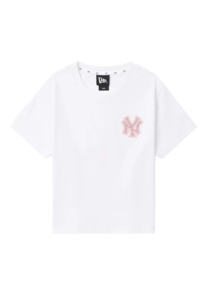 NEW ERA CAP logo-embellished crew-neck T-shirt - Neutrals
