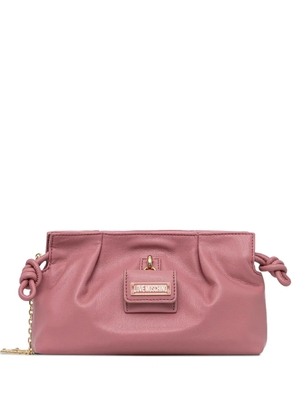 Love Moschino logo-detail shoulder bag - Pink