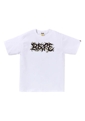 A BATHING APE® Camo logo-print T-shirt - White