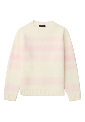 tout a coup striped crew-neck sweater - Neutrals