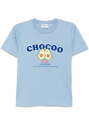 CHOCOOLATE graphic-print T-shirt - Blue