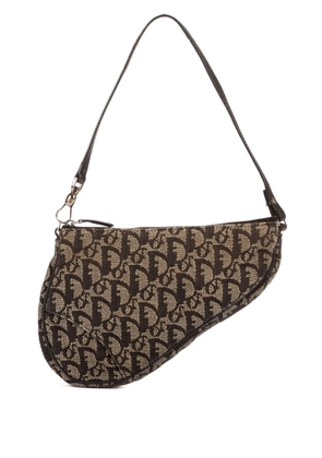 Christian Dior Pre-Owned 1990 Trotter Saddle handbag - Black