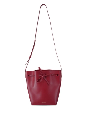 Mansur Gavriel small leather bucket bag - Red