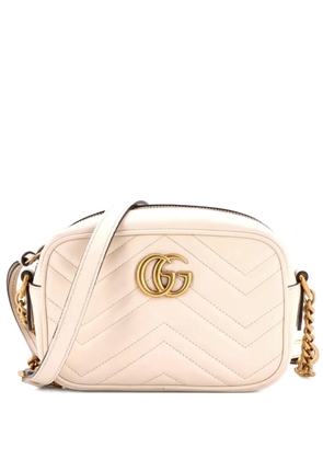 Gucci Pre-Owned GG Marmont Shoulder Bag Matelasse Leather Mini crossbody bag - Neutrals
