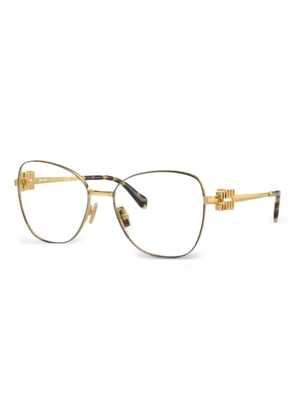 Miu Miu Eyewear cat-eye frame glasses - Yellow