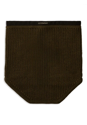 C.P. Company ribbed knit neck warmer - Green