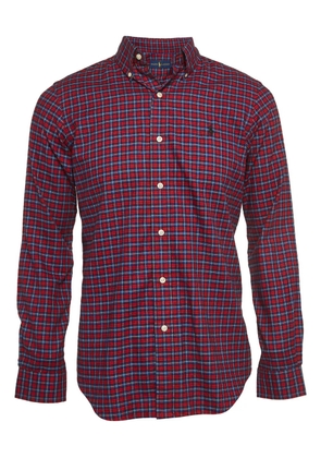 Polo Ralph Lauren Vintage pre-owned plaid button-up shirt - Red