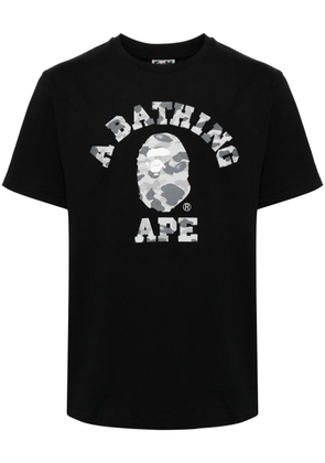 A BATHING APE® logo-print T-shirt - Black