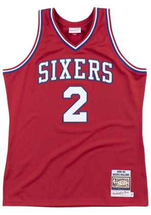Mitchell & Ness Authentic '79ers 1982 Moses Malone' jersey - Red