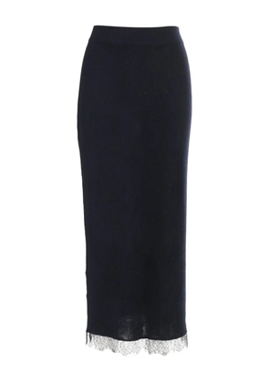 arch4 elasticated lace skirt - Blue