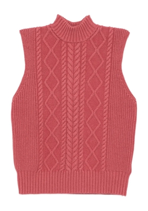 Varley Joilette rollneck vest - Pink