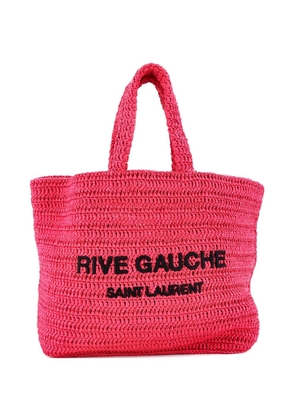 Saint Laurent Pre-Owned Rive Gauche Supple Raffia tote bag - Pink