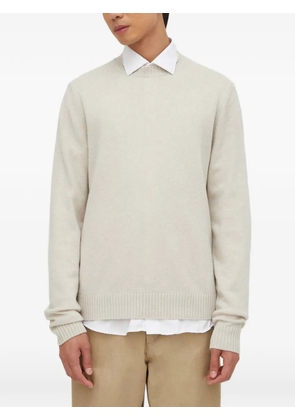 SAMSOE SAMSOE SYLLI crew-neck sweater - Neutrals