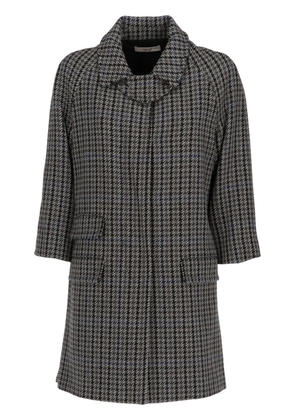 Prada Pre-Owned 1990s houndstooth coat - Grey