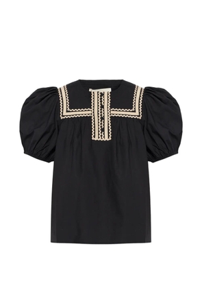 Ulla Johnson Lia puff-sleeve top - Black